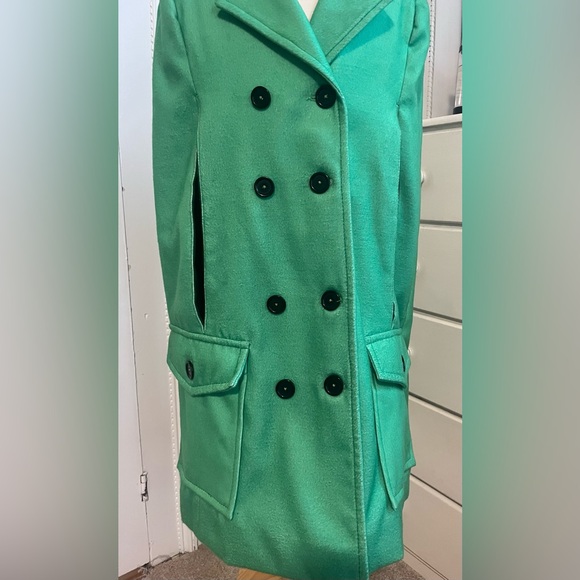 Blair Waldorf Inspired Green Sleeveless Jacket Rare Gossip Girl Style - Picture 14 of 15